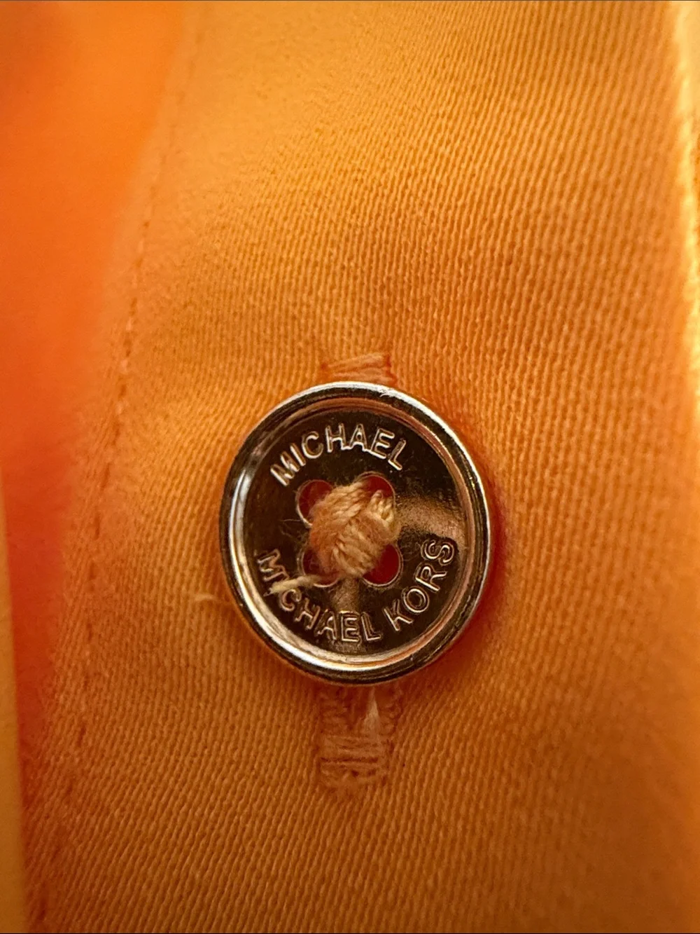 NWT Michael Kors Tie-Front Short Sleeve Blouse